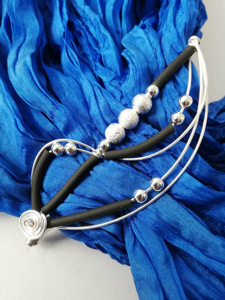 Tuchnadel Silberbrosche Kiltnadel Schalspange Hutnadel Schließe Strickjacken Poncho Anstecknadel Schal Halter Geschenkideen Für Frauen von AdelineSchoden