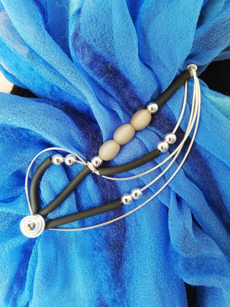 Tuchnadel Silberbrosche Kiltnadel Schalspange Hutnadel Schließe Strickjacken Poncho Halter Anstecknadel Schal Geschenkideen Für Frauen von AdelineSchoden
