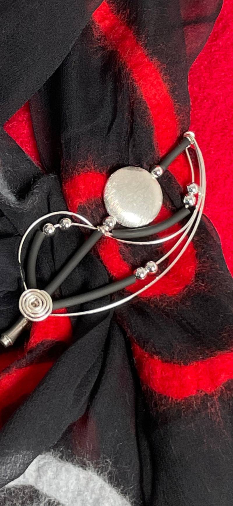 Tuchnadel Silberbrosche Kiltnadel Schalspange Schließe Strickjacken Poncho Spange Schalnadeln Geschenk Ideen Für Frauen von AdelineSchoden