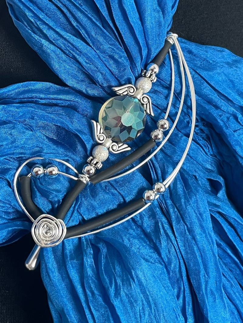 Tuchnadel Silberbrosche Kiltnadel Schalspange Schließe Strickjacken Poncho Spange Schalnadeln Geschenk Ideen Für Frauen von AdelineSchoden