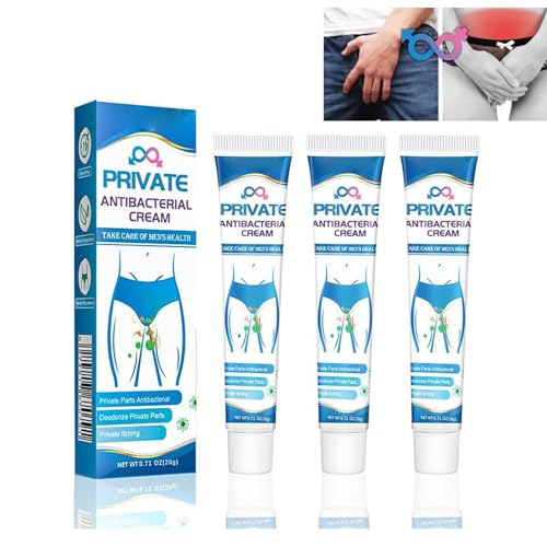 Antibacterial Cream for Private Parts, Private Soothing Cream for Mam and Women, Deodorant and Antifungal Cream, Private Soft Cream, Intimate Soothing Cream, External Cream for Soothing 20g (3Pcs) von Aderpmin