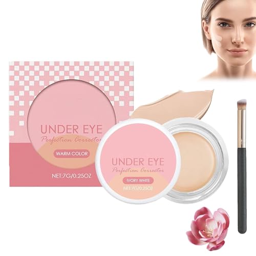 Hailoyearn Under Eye Brightener - Under Eye Brightener, Brightening Cream Concealer, Under Eyes Concealer, Moisturizing, Long-Lasting Makeup, Natural Skin Coverage Concealers (Ivory) von Aderpmin
