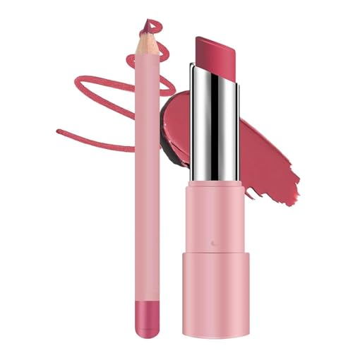 Joyeloo Lip Balm,Joyeloo Lip Glaze,Non-Sticky Shine With Hyaluronic Acid,Genli Pink Drip,Genli Lifter Glaze Oil Balm Pink Drip,Hydrating Glaze Lip Balm,Long Lasting Waterproof Matte Lipstick (05#) von Aderpmin