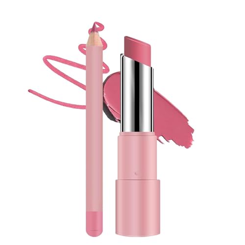 Joyeloo Lip Balm,Joyeloo Lip Glaze,Non-Sticky Shine With Hyaluronic Acid,Genli Pink Drip,Genli Lifter Glaze Oil Balm Pink Drip,Hydrating Glaze Lip Balm,Long Lasting Waterproof Matte Lipstick (07#) von Aderpmin