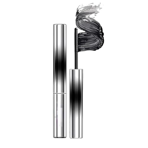 Metal Wand Mascara, Iron Wand Mascara, 3D Curling Eyelash Iron Mascaras, 2026 New Brushless Metal Wands Mascaras, Waterproof Long-Lasting 3D Curling Eyelas (Black) von Aderpmin