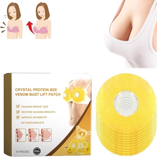Moondor Royal Jelly Breast Enhancement Patch - 2024 Breast Enhancing Patches,Breast Enhancement Mask,Nourishing and Moisturizing Natural Breast Patches,Breast Firming Patch for Improve Sagging (1Box) von Aderpmin