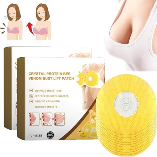 Moondor Royal Jelly Breast Enhancement Patch - 2024 Breast Enhancing Patches,Breast Enhancement Mask,Nourishing and Moisturizing Natural Breast Patches,Breast Firming Patch for Improve Sagging (2Box) von Aderpmin