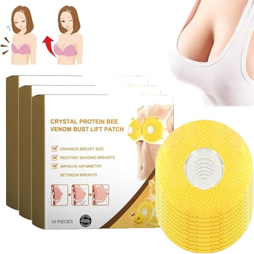 Moondor Royal Jelly Breast Enhancement Patch - 2024 Breast Enhancing Patches,Breast Enhancement Mask,Nourishing and Moisturizing Natural Breast Patches,Breast Firming Patch for Improve Sagging (3Box) von Aderpmin