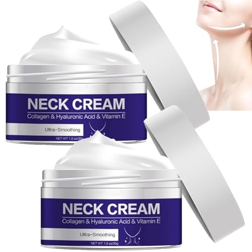 Neck Cream - Tighten & Lift Firming Neck Cream | Ultra-Smoothing Neck Cream, Neck Firming Cream, Anti-Aging Neck Cream For Women,Anti Wrinkle Moisturizing Neck Cream for Women (2pcs) von Aderpmin