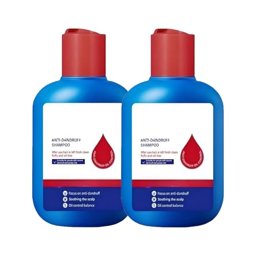 Nipori Shampoo, Hair Care Shampoo Oil Control Refreshing Anti-Dandruff Cleansing for Men and Women, Gentle, Fast-Acting Care for Healthy Scalp & Hair (120ml * 2) von Aderpmin