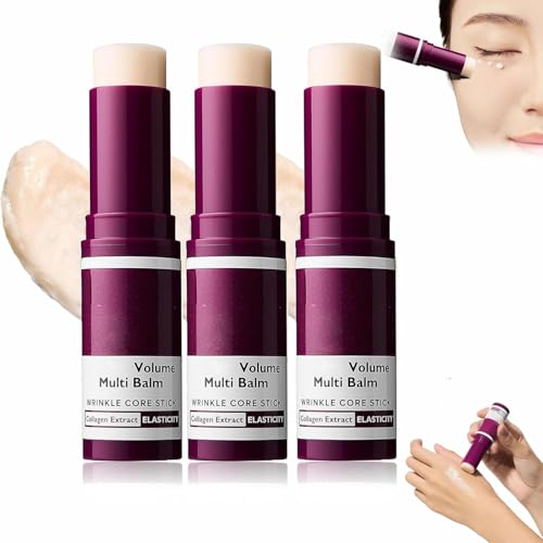 Vitaliq Balm, Vitaliq Anti Wrinkle Calcium Balm, Vimvy Calcium Balms,Volume Multi Balms, Moisture Stick for Skin, Hydrating Lip Eye Cream Neck Cream Make up Base & Face Moisture 9g (3) von Aderpmin