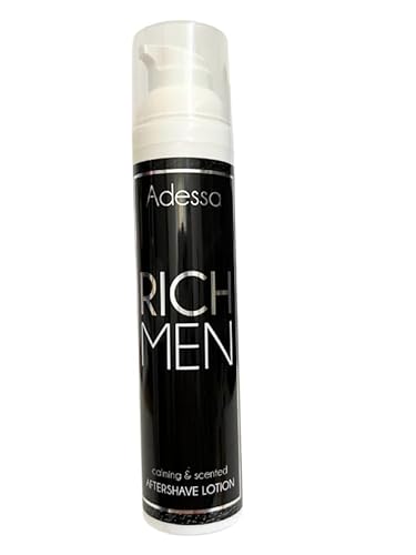 Adessa Rich Men Aftershave Lotion, Vegan, mit Bisabolol und Allantoin, 100 ml von Adessa