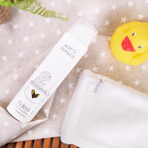 Adessa Waschgel & Shampoo, 2-in-1 Reinigung, Naturpflegesubstanzen mit Pflaumenextrakt, 200 ml von Adessa