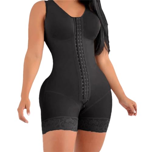 Adhdyuud Damen High Compression Short Girdle Bust Post-chirurgische postoperative schlanke Hülle volle Shapewear, Schwarz , 42 von Adhdyuud