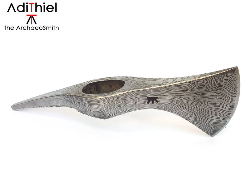 F_03C - Damast Stahl Spiked Tomahawk von AdiThiel