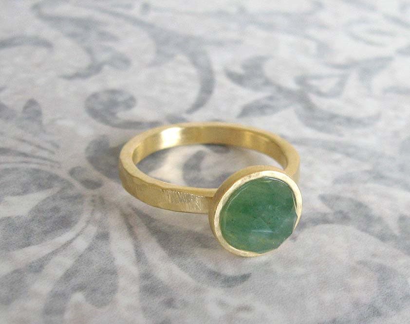 Gold Filled Aventurin Ring Im Boho Stil von AdiYesod