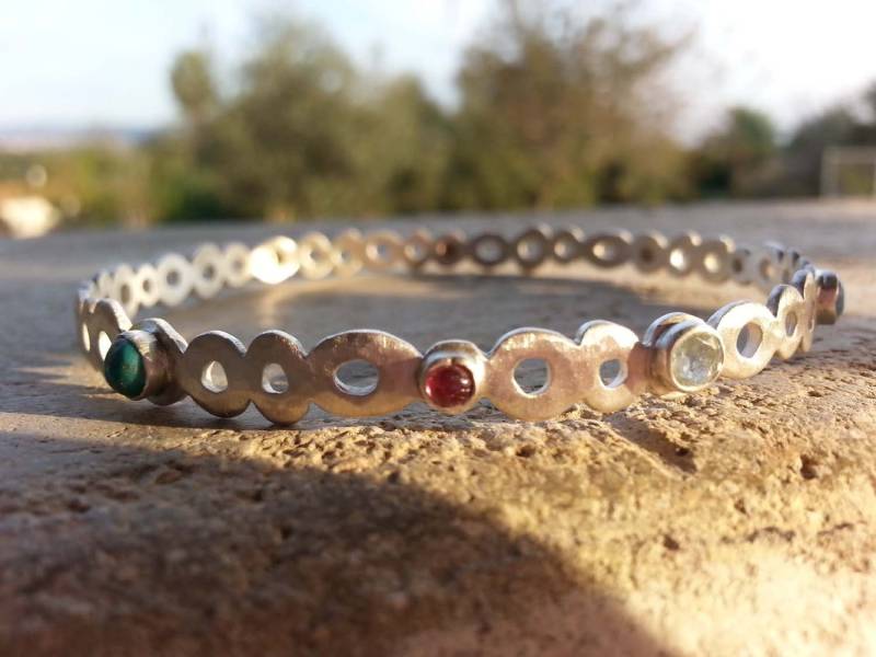 Silber Edelstein Armband von AdiYesod