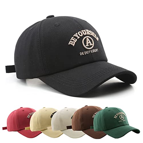 Adicloz Cap Damen Einstellbar, Baseball Cap Reine Baumwolle Nicht Leicht zu Verformen, Kappe Einstellbarer Anti-UV-Sonnenschutzhüte - Umfang von 56-60 cm von Adicloz