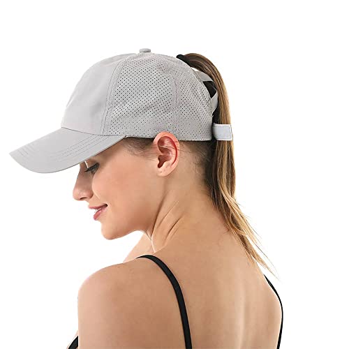 Adicloz Pferdeschwanz Basecap Damen Sommer, Baseball Caps für Damen Einstellbar mit Atmungsaktivem Mesh, Kappen für Running Golf Camping von Adicloz