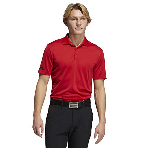 Adidas Golf Herren Performance PRIMEGREEN Polo-Hemd - Collegiate Rot - XXL von adidas