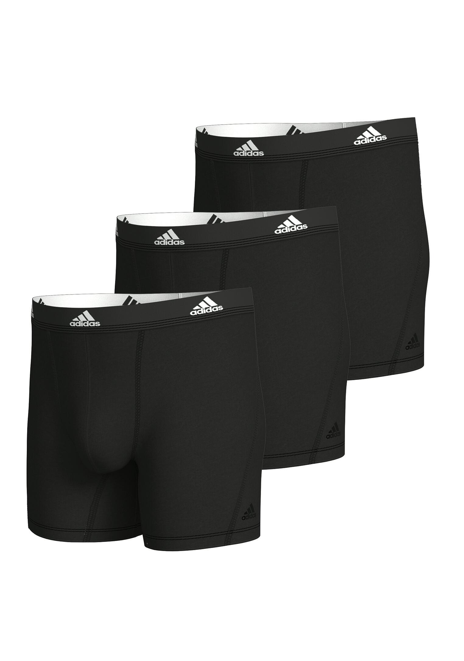 Adidas Sportswear Underwear - Boxer Brief (3PK) black - Gr. - M von Adidas Sportswear Underwear