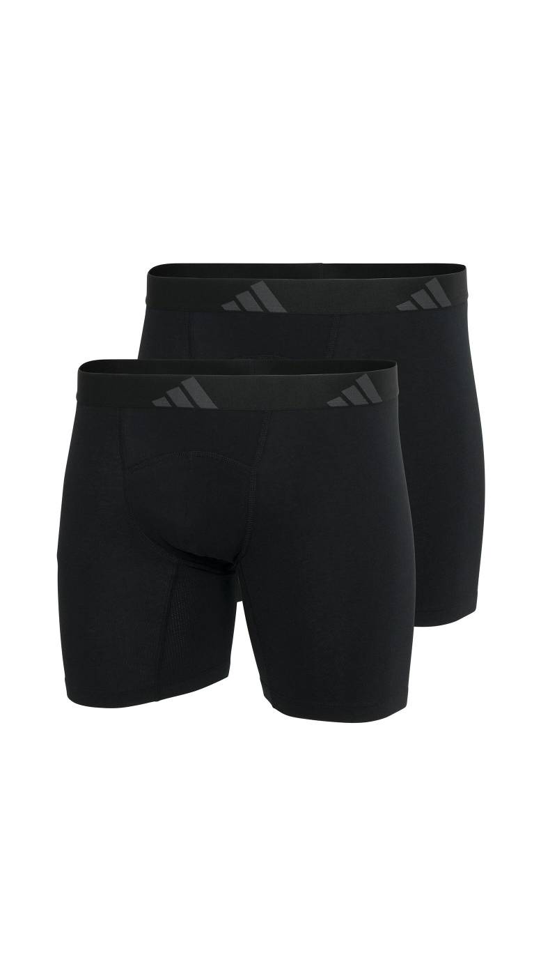 Adidas Sportswear Underwear - Ergonomic Boxer Brief (2PK) black - Gr. - S von Adidas Sportswear Underwear