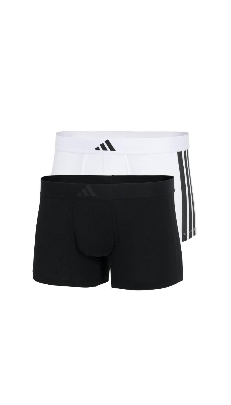 Adidas Sportswear Underwear - Low Rise Trunk (2PK) black/white - Gr. - XL von Adidas Sportswear Underwear
