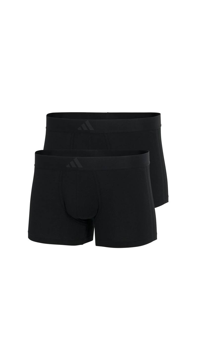 Adidas Sportswear Underwear - Low Rise Trunk (2PK) black - Gr. - M von Adidas Sportswear Underwear