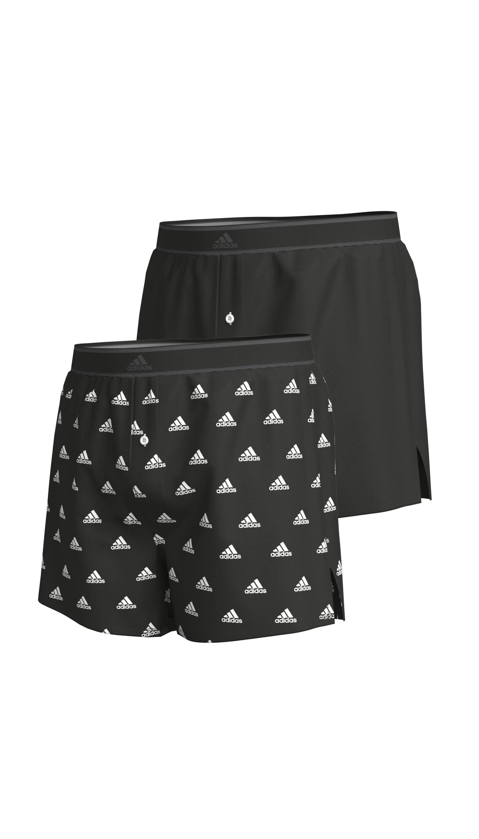 Adidas Sportswear Underwear - Woven Boxer (2PK) black - Gr. - L von Adidas Sportswear Underwear