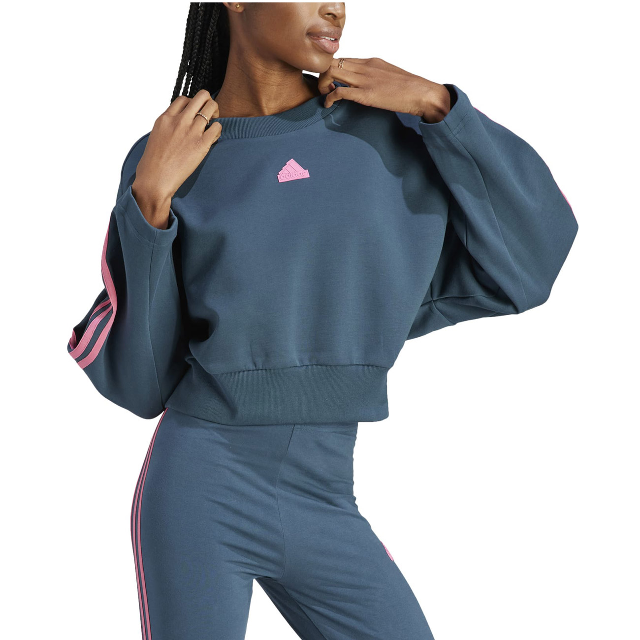 Adidas Sportswear Damen Sweatshirt Future Icons 3-Streifen von Adidas Sportswear
