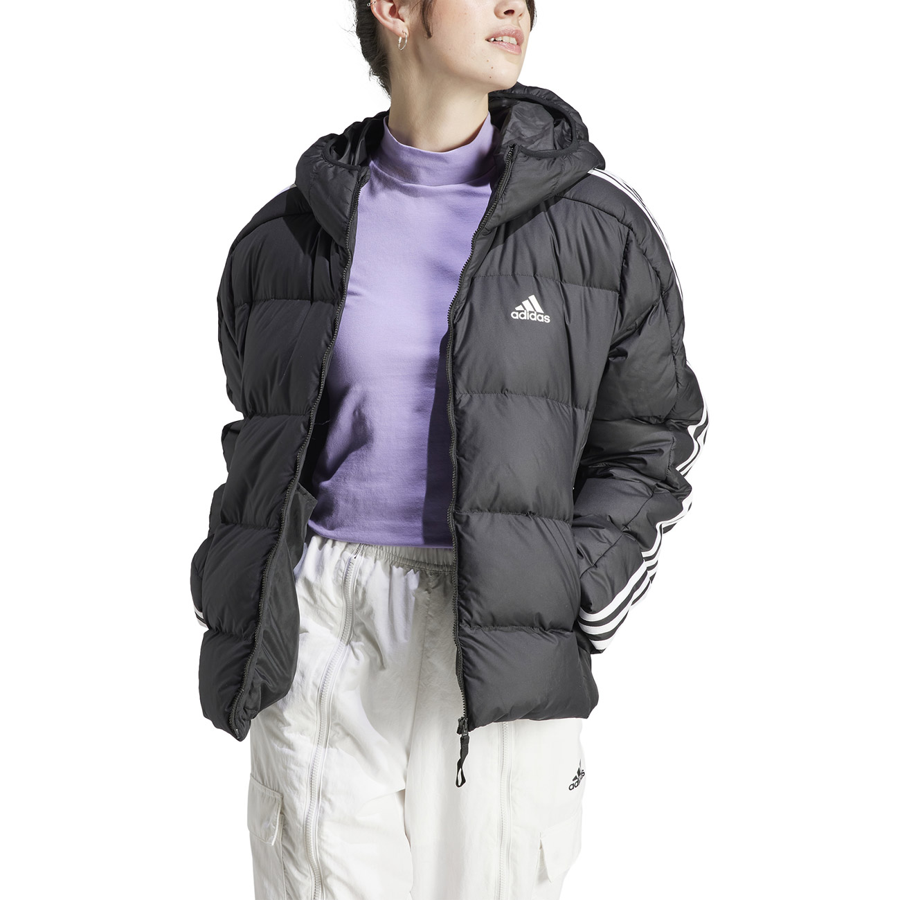 Adidas Sportswear Damen Winterjacke Mid Hooded Daunen von Adidas Sportswear