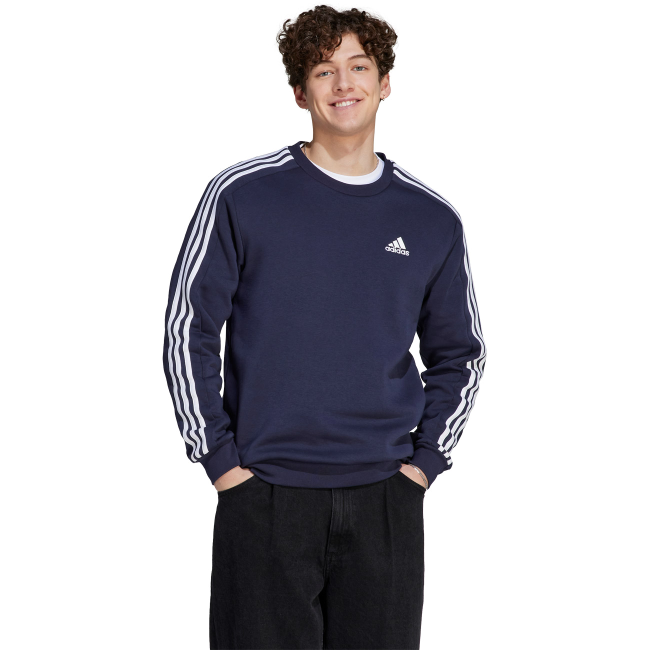 Adidas Sportswear Herren Sweatshirt M 3S FL von Adidas Sportswear