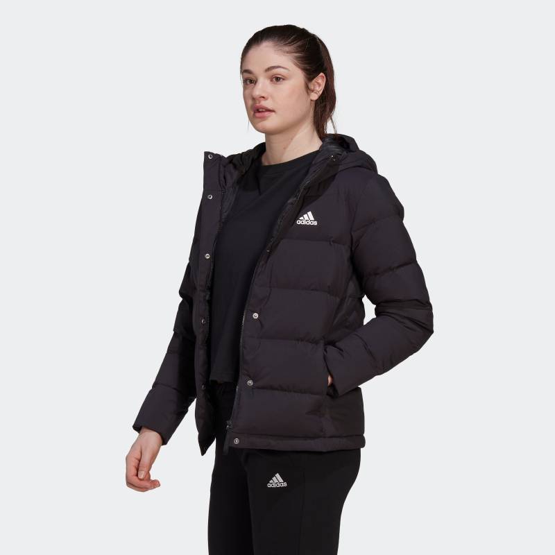 adidas Sportswear Daunenjacke "HELIONIC HOODED DAUNENJACKE" Winterjacke Damen von Adidas Sportswear