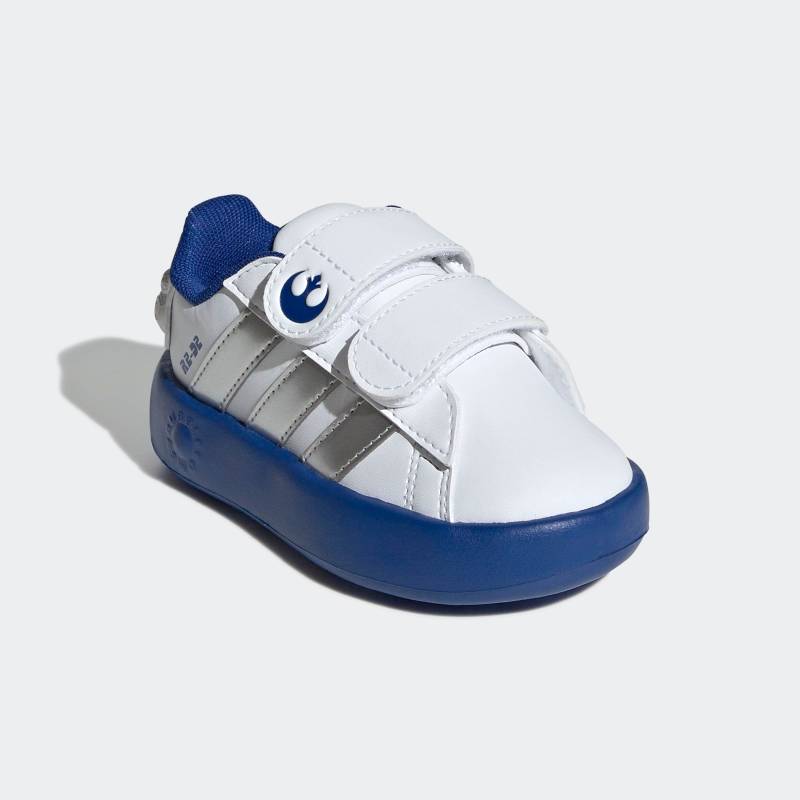 adidas Sportswear Klettschuh "ADIDAS STAR WARS KIDS GRAND COURT 2.0 SCHUH" Design auf den Spuren des adidas Superstar, für Kinder von Adidas Sportswear