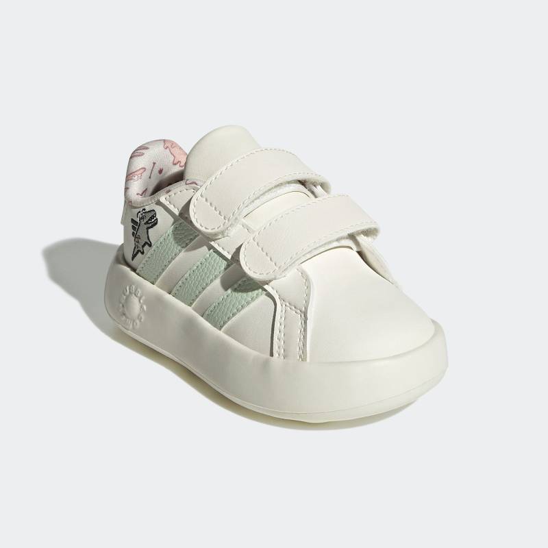 adidas Sportswear Klettschuh "DINO GRAND COURT 2.0 KIDS" Design auf den Spuren des adidas Superstar, für Kinder von Adidas Sportswear