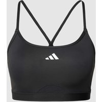 Adidas Training Bustier mit Label-Print in Black, Größe 75A/B von Adidas Training