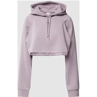 Adidas Training Cropped Hoodie in unifarbenem Design in Rose, Größe L von Adidas Training