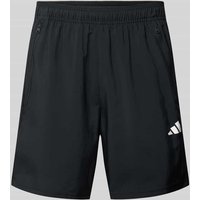 Adidas Training Regular Fit Shorts mit Logo-Print in Black, Größe M von Adidas Training