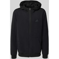 Adidas Training Regular Fit Sweatjacke mit Logo-Print Modell 'Full' in Black, Größe XXL von Adidas Training