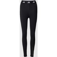 Adidas Training Tight Fit Sportleggings mit elastischem Label-Bund Modell 'STASH' in Black, Größe M von Adidas Training