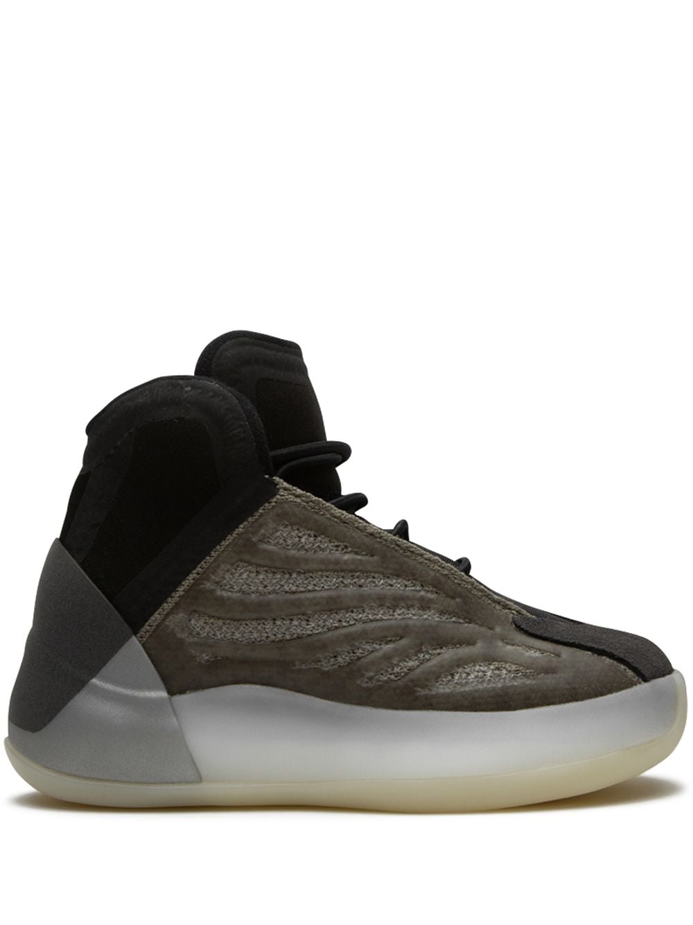 Adidas Yeezy Kids 'QNTM' High-Top-Sneakers - Schwarz von Adidas Yeezy Kids