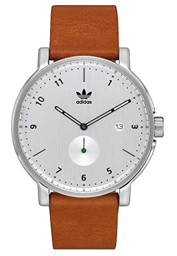 Adidas Herren Analog Quarz Uhr mit Leder Armband Z12-3039-00 von adidas