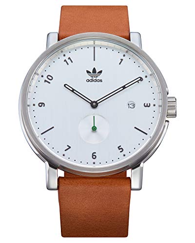 Adidas Herren Analog Quarz Uhr mit Leder Armband Z12-3039-00 von Adidas