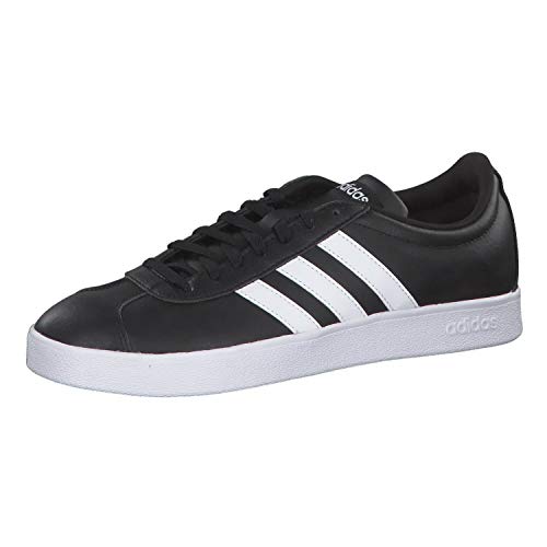 adidas Herren VL Court 2.0 Skateboardschuhe, Schwarz (Negbás/Ftwbla/Ftwbla 000), 40 2/3 EU von adidas