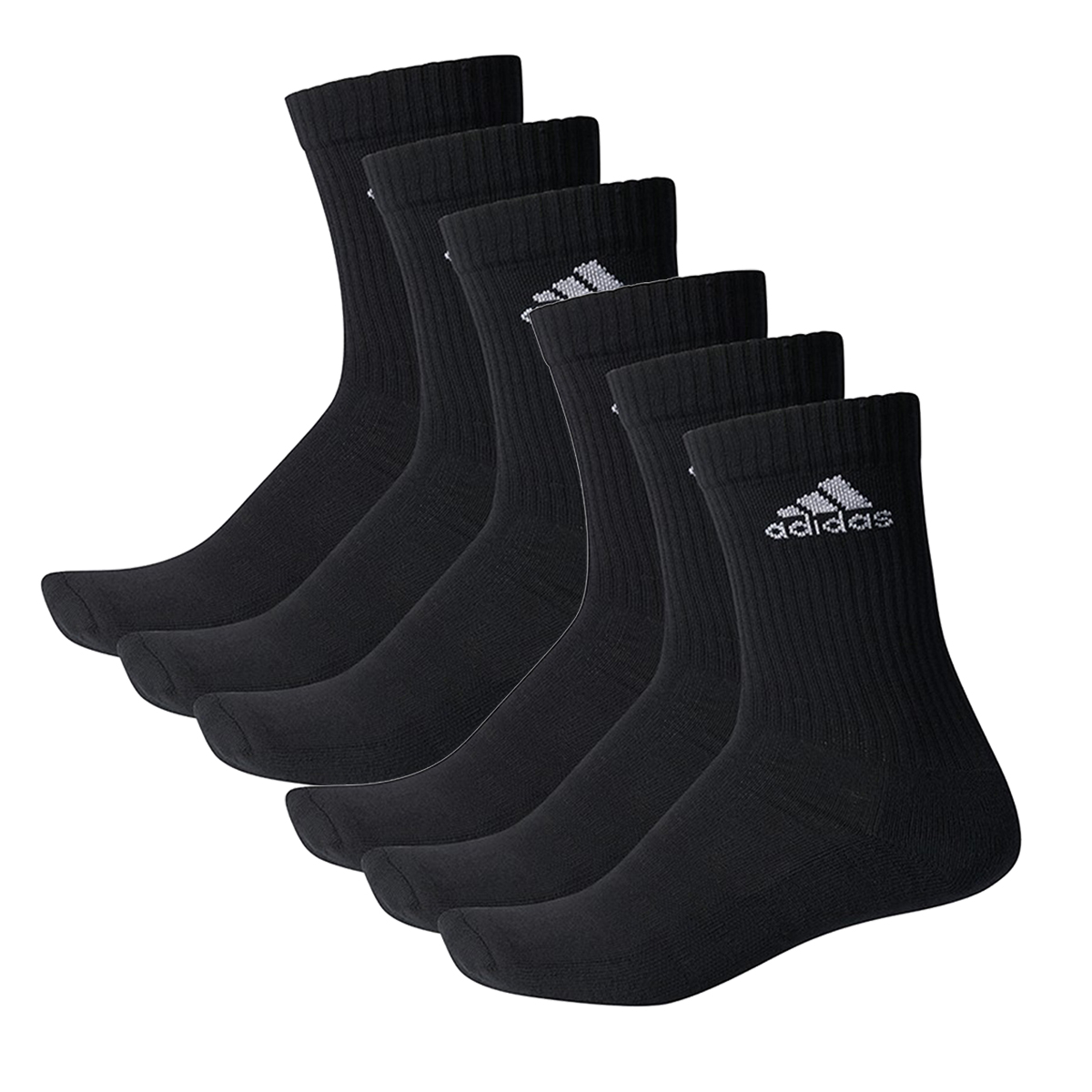 adidas CUSHIONED CREW Tennissocken Sportsocken Damen Herren Unisex 6 Paar von Adidas