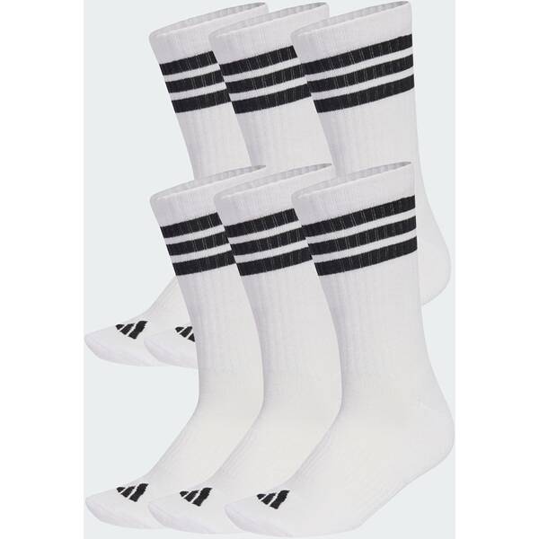 ADIDAS 3-Stripes Essentials Cushioned Crew Socks 6 Pair Pack von Adidas