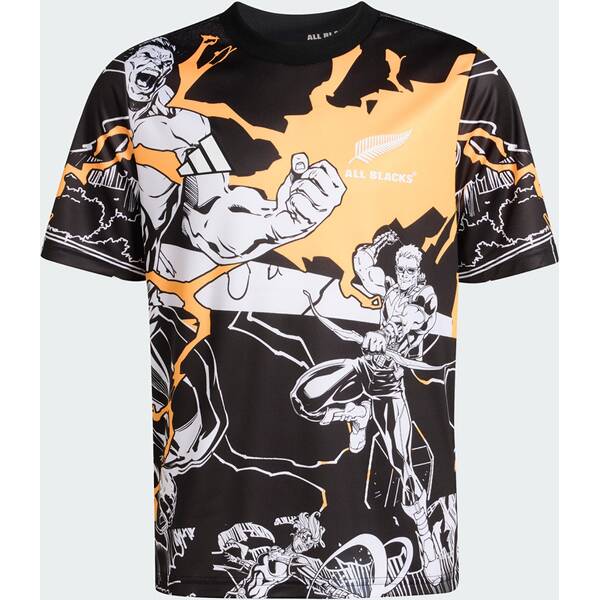 ADIDAS ALL BLACKS MARVEL CAPTAINS RUN JERSEY KIDS von Adidas