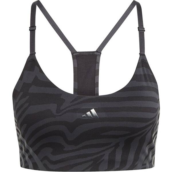 ADIDAS Damen BH Aeroimpact Training Light-Support Jacquard 3-Streifen Cup A-C von Adidas
