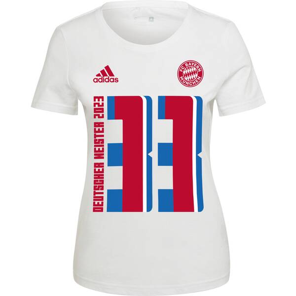 ADIDAS Damen Fanshirt FC Bayern München Meister von Adidas