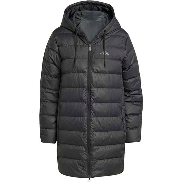 ADIDAS Damen Jacke Essentials CLIMAWARM 3-Streifen Light Daunenparka mit Kapuze von Adidas